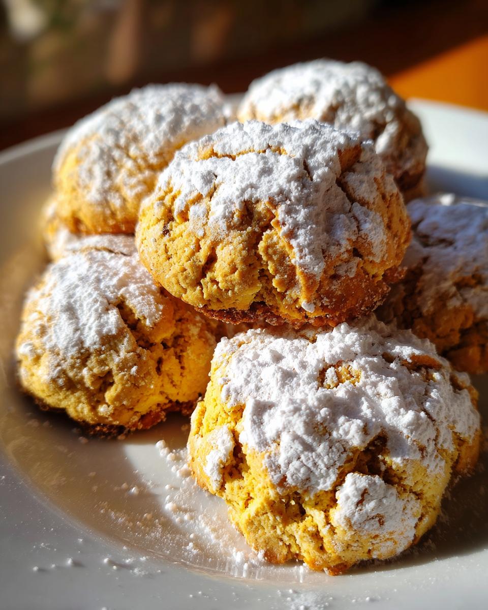 Primer plano de polvorones caseros espolvoreados con azúcar glas, perfectos para recetas fáciles para Navidad en España.