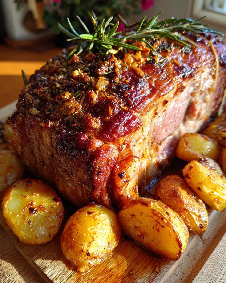 Carne asada jugosa con costra especiada acompañada de papas doradas, ideal para ideas de menú navideño fácil