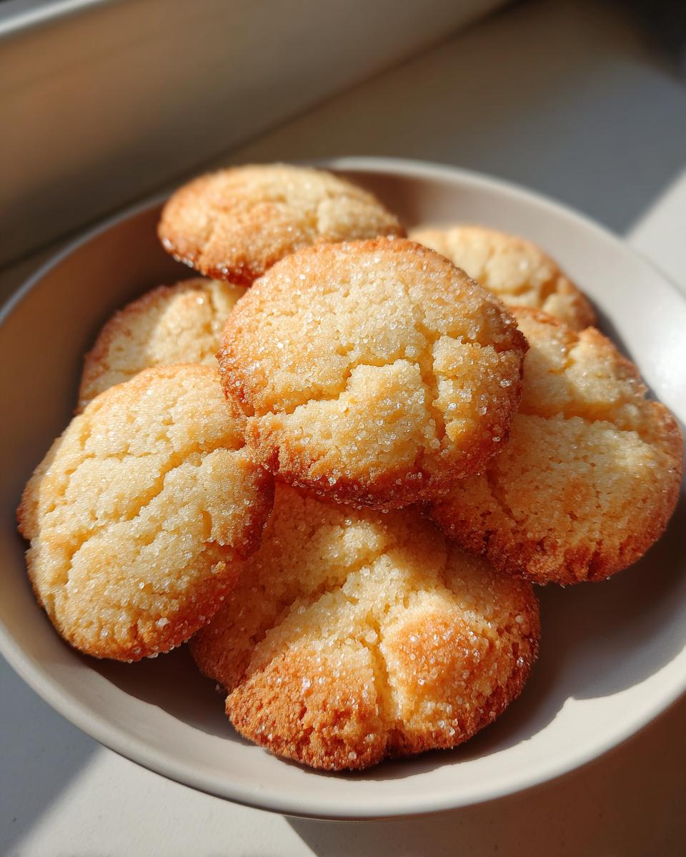 Galletas caseras doradas en un plato blanco para recetas dulces para regalar