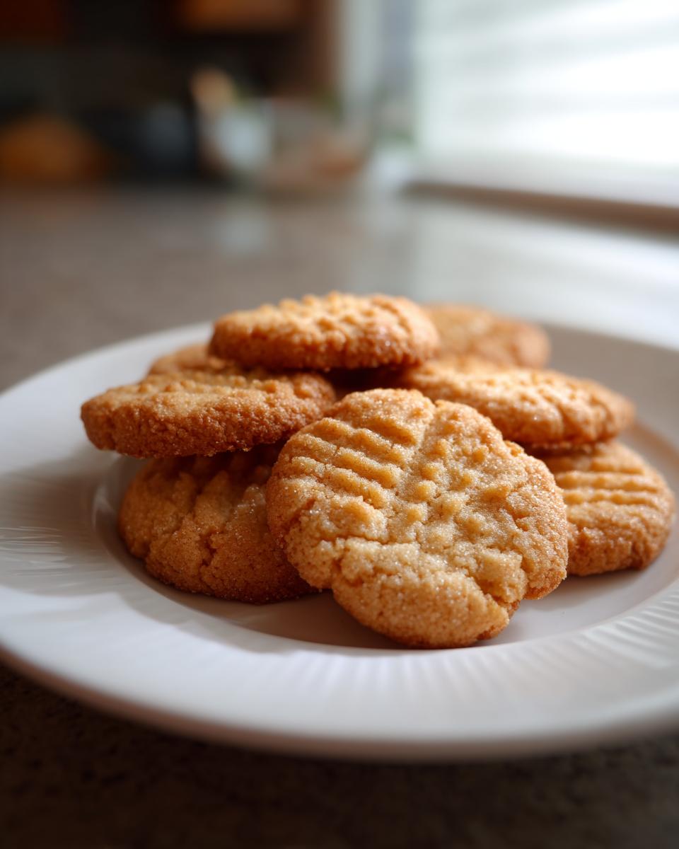 Plato con galletas caseras doradas en primer plano para recetas dulces para regalar