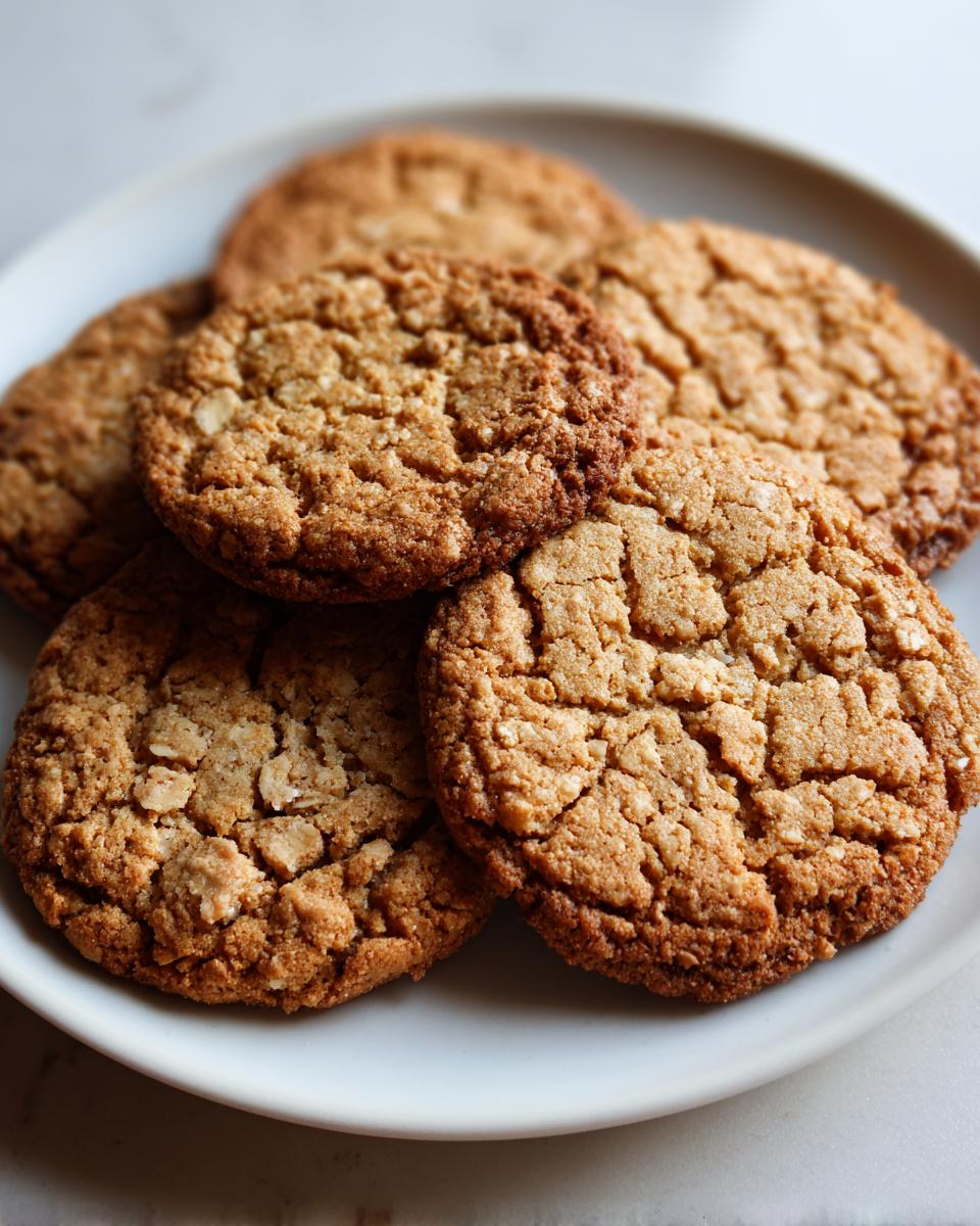 Plato con varias galletas caseras doradas, ideales para recetas de meriendas para niños